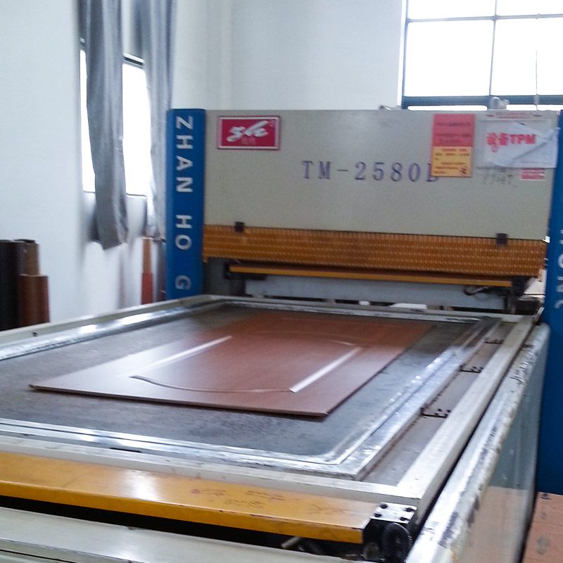 LM505A PVC Vacuum Press pelekat untuk pintu kayu