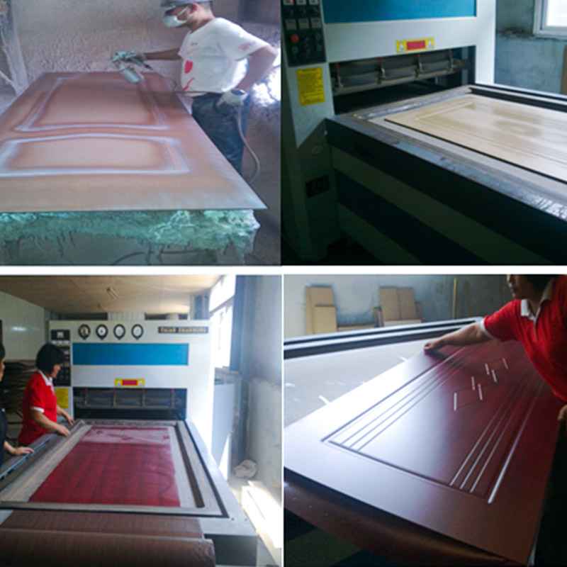 LM505A PVC Vacuum Press pelekat untuk pintu kayu